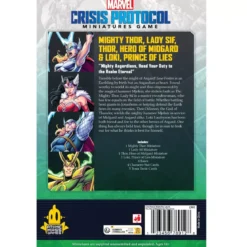 Marvel Crisis Protocol : Mighty Thor, Lady Sif, Thor, Hero of Midgard & Loki, Prince of Lies - Character Pack