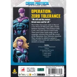 Marvel Crisis Protocol : Operation : Zero Tolerance - Character & Crisis Card Pack