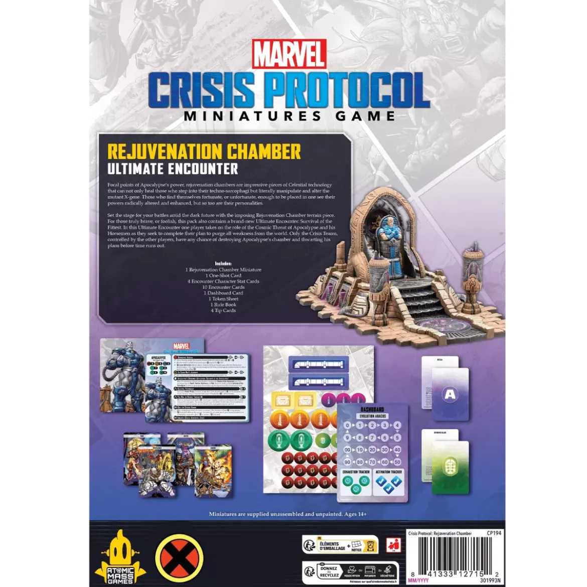 Marvel Crisis Protocol : Rejuvenation Chamber - Terrain & Ultimate Encounter
