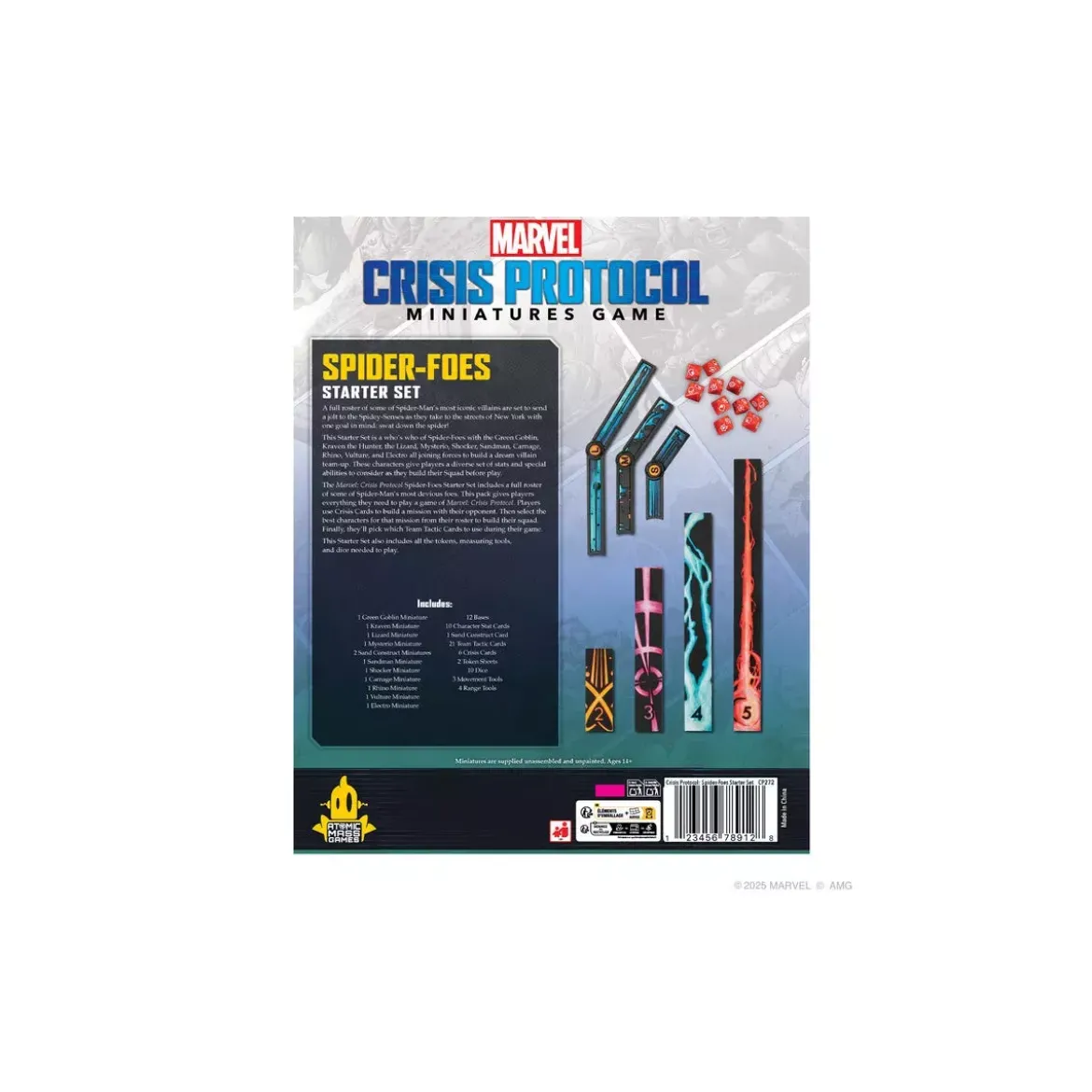 Marvel Crisis Protocol : Spider Foes - Starter Set - Version Anglaise