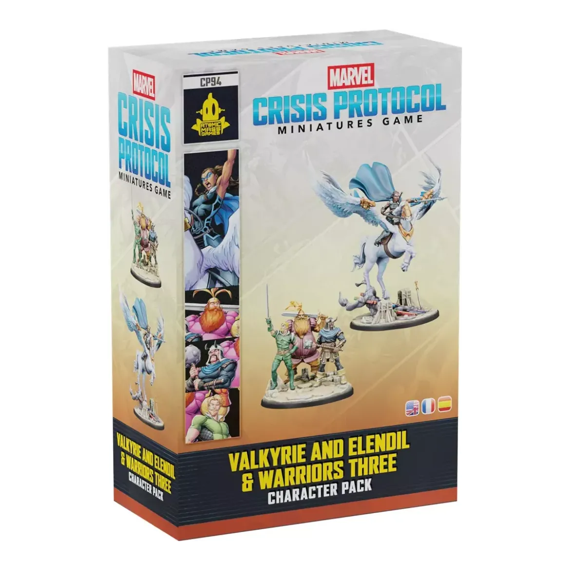 Marvel Crisis Protocol : Valkyrie on Elendil & Warriors Three - Character Pack