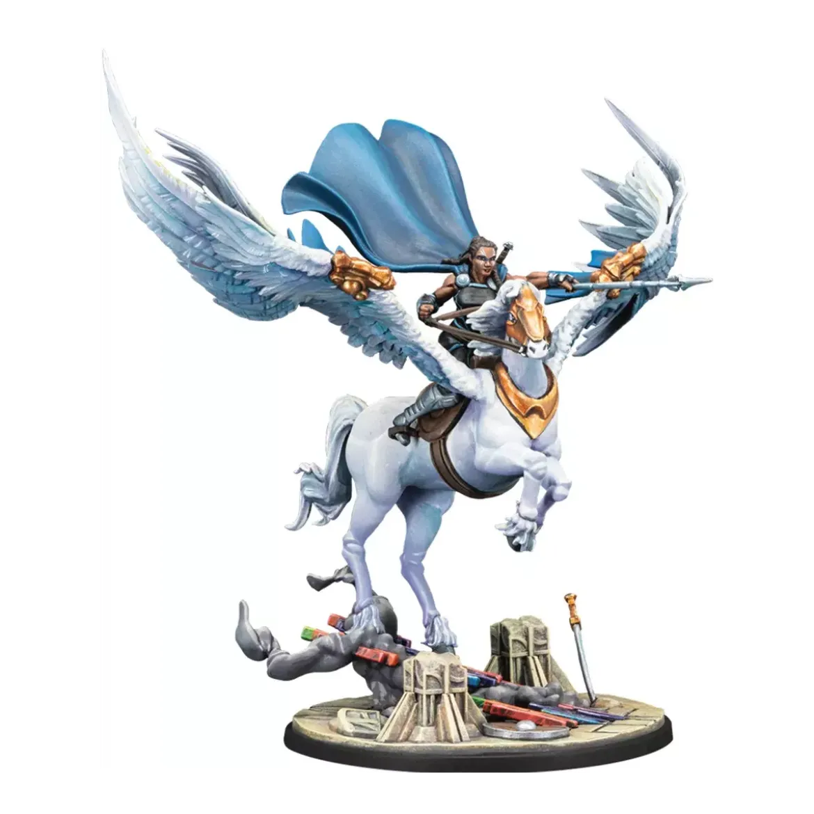 Marvel Crisis Protocol : Valkyrie on Elendil & Warriors Three - Character Pack