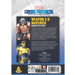 Marvel Crisis Protocol : Weapon X & Maverick - Character Pack