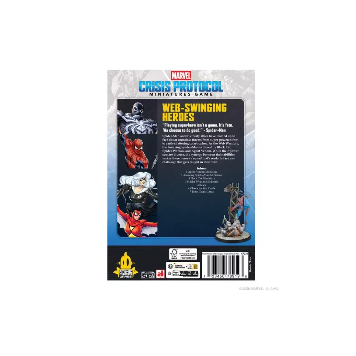 Marvel Crisis Protocol : Web-Swinging Heroes - Affiliation Pack