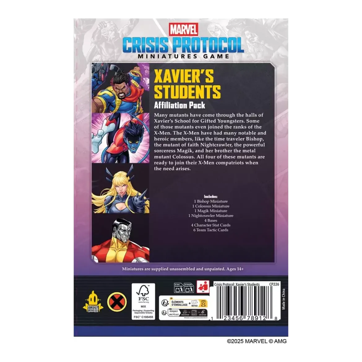 Marvel Crisis Protocol : Xavier's Students - Affiliation Pack