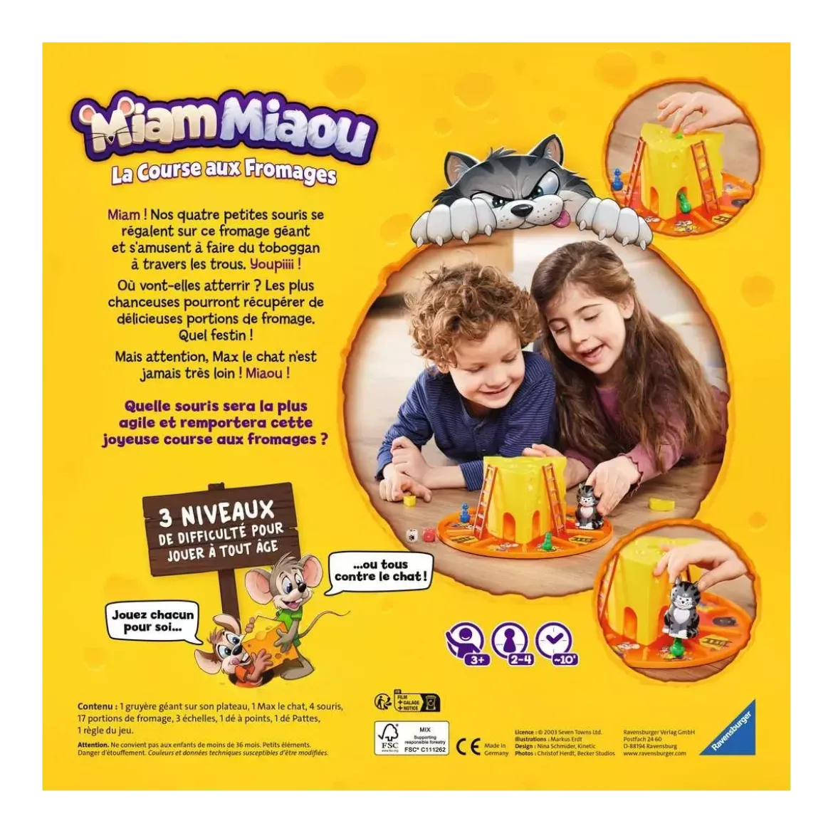 Miam Miaou - La course aux fromages !