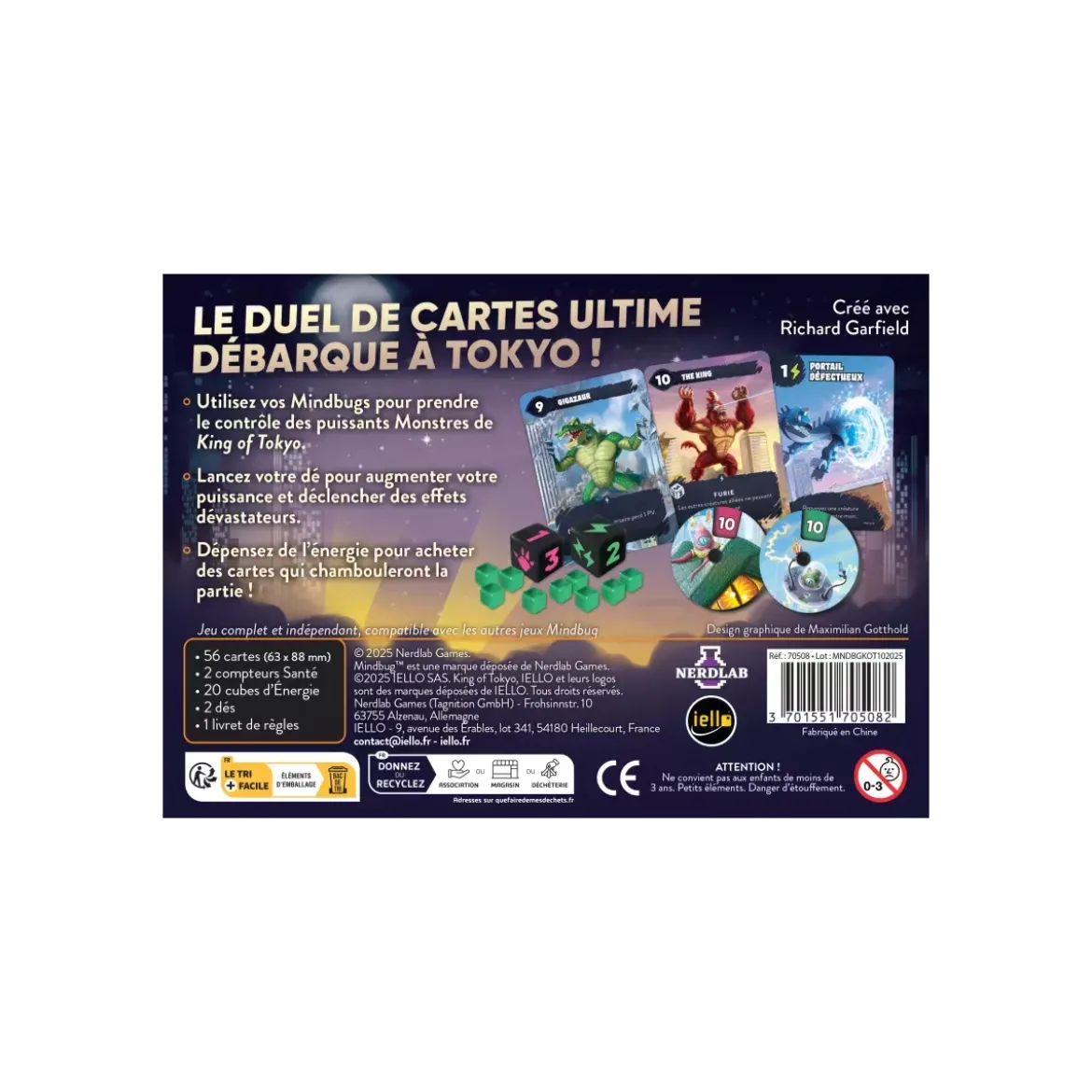 Mindbug : King of Tokyo