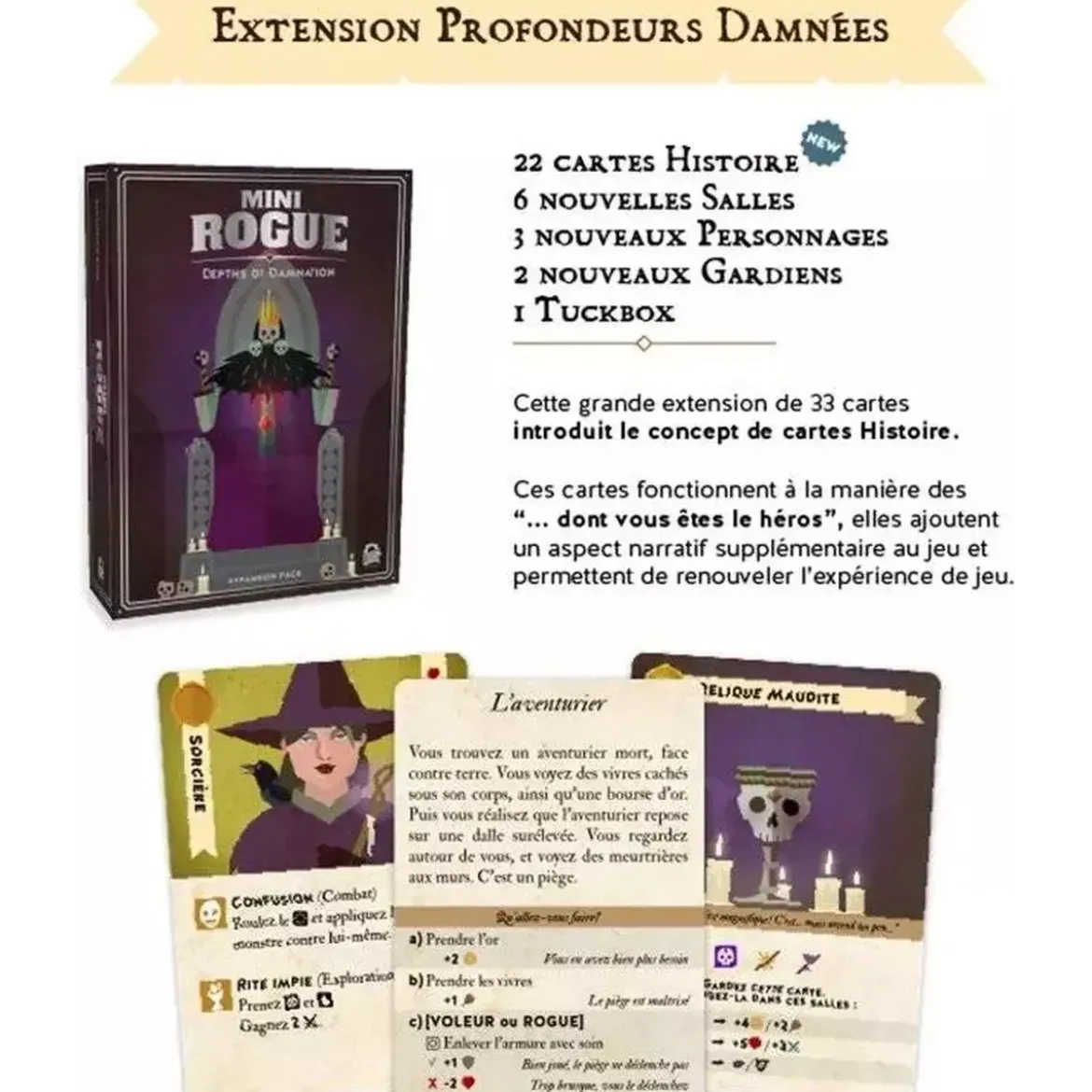 Mini Rogue : Profondeurs damnées - Extension