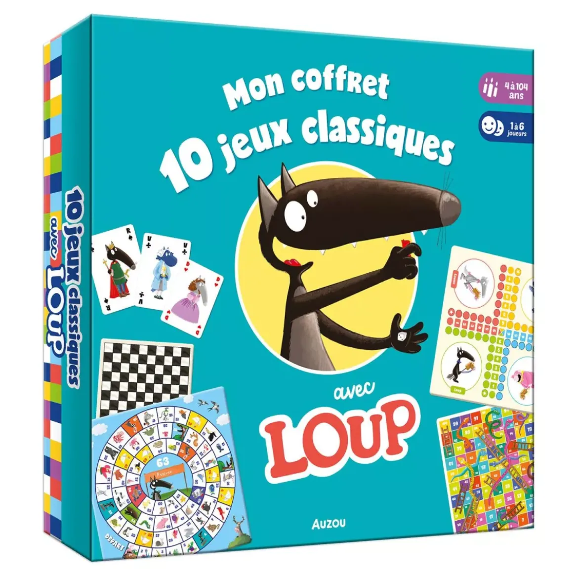 Mon Coffret 10 Jeux Classiques avec Loup
