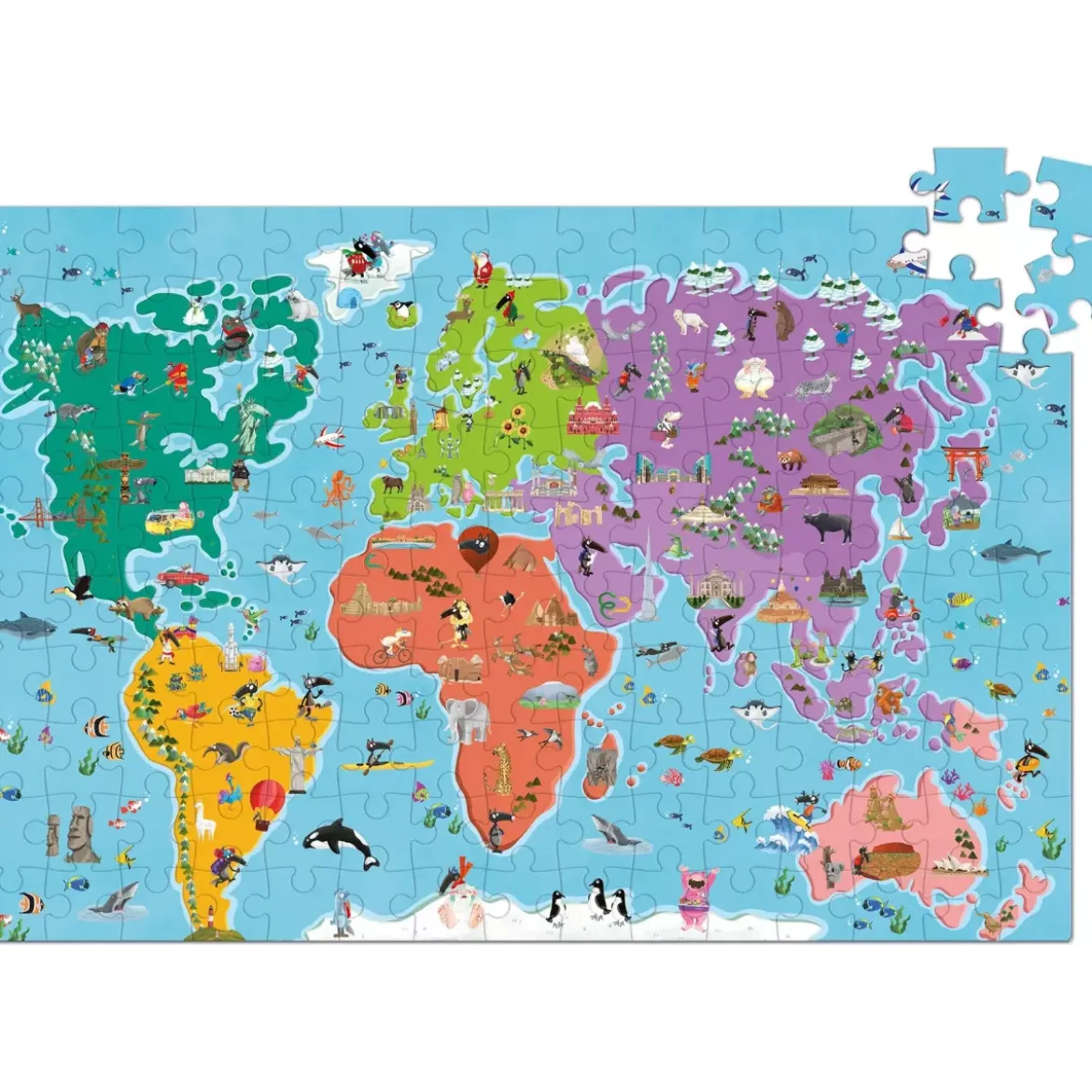 Mon Grand Puzzle du monde Loup