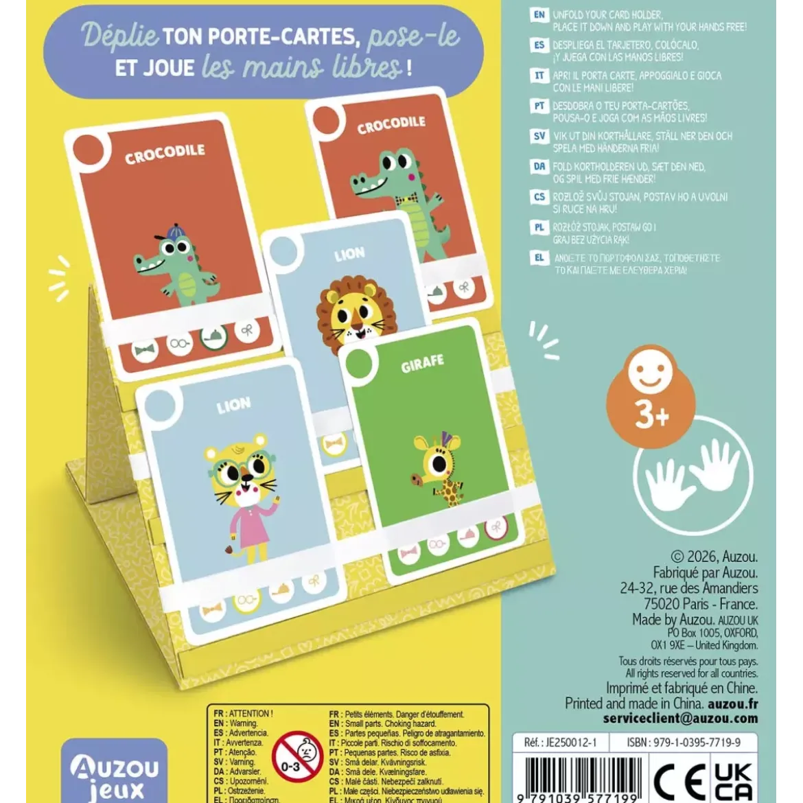 Mon porte-cartes à poser - Auzou