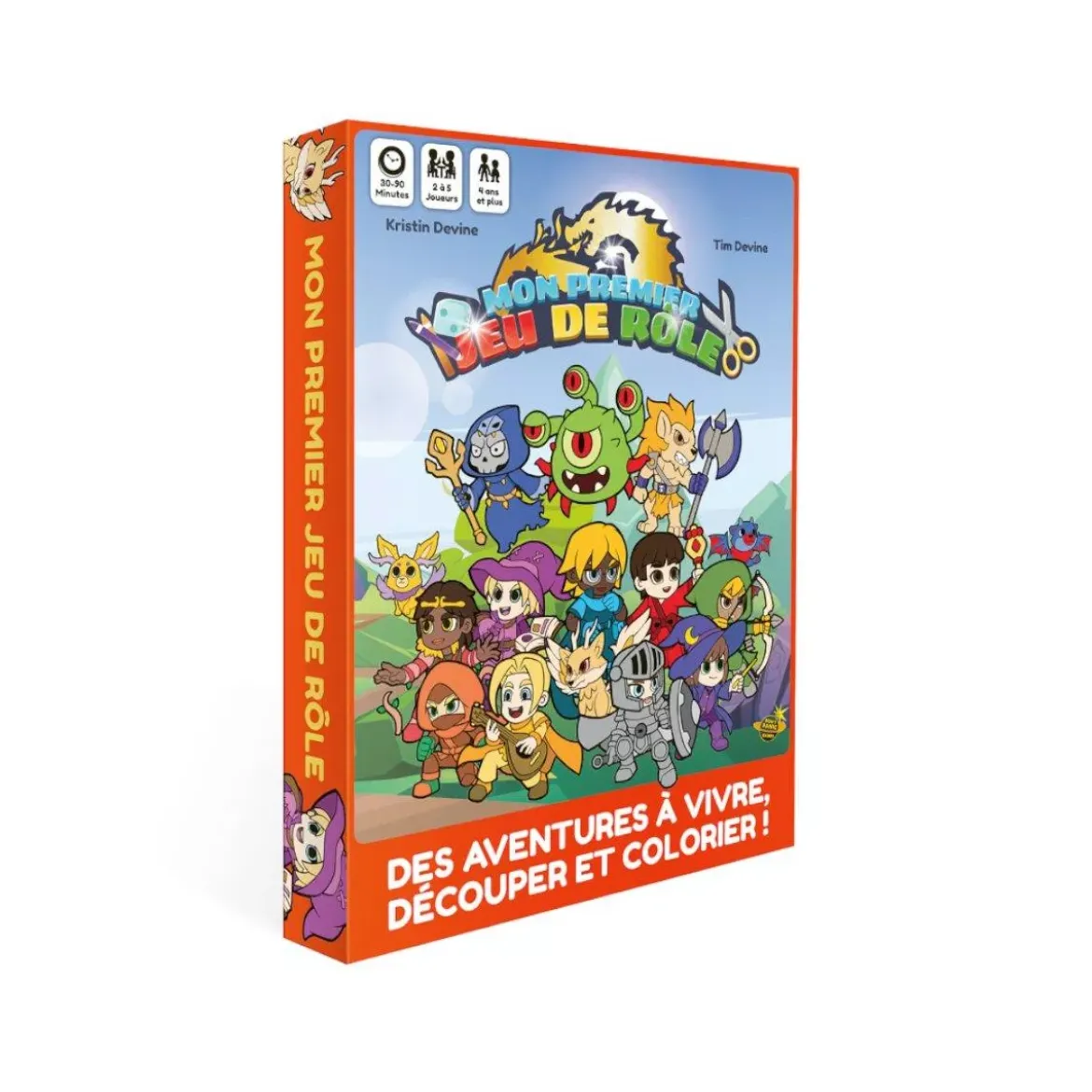 Mon Premier Jeu de Rôle - Une Aventure à Colorier : Coffret Intégral