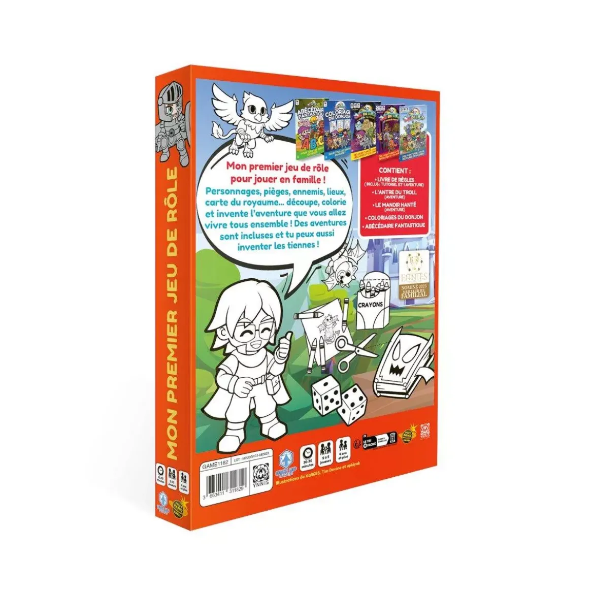 Mon Premier Jeu de Rôle - Une Aventure à Colorier : Coffret Intégral