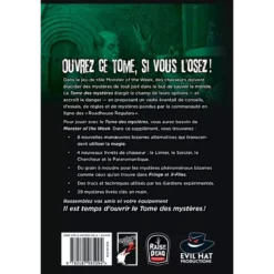 Monster of the Week : Tome des Mystères