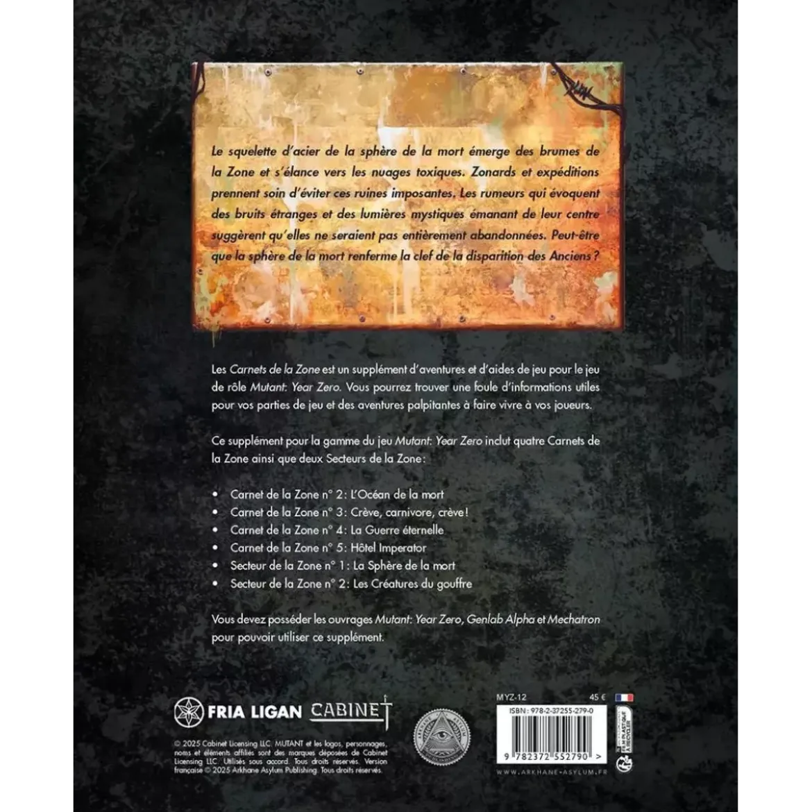 Mutant Year Zero : Carnets de la Zone