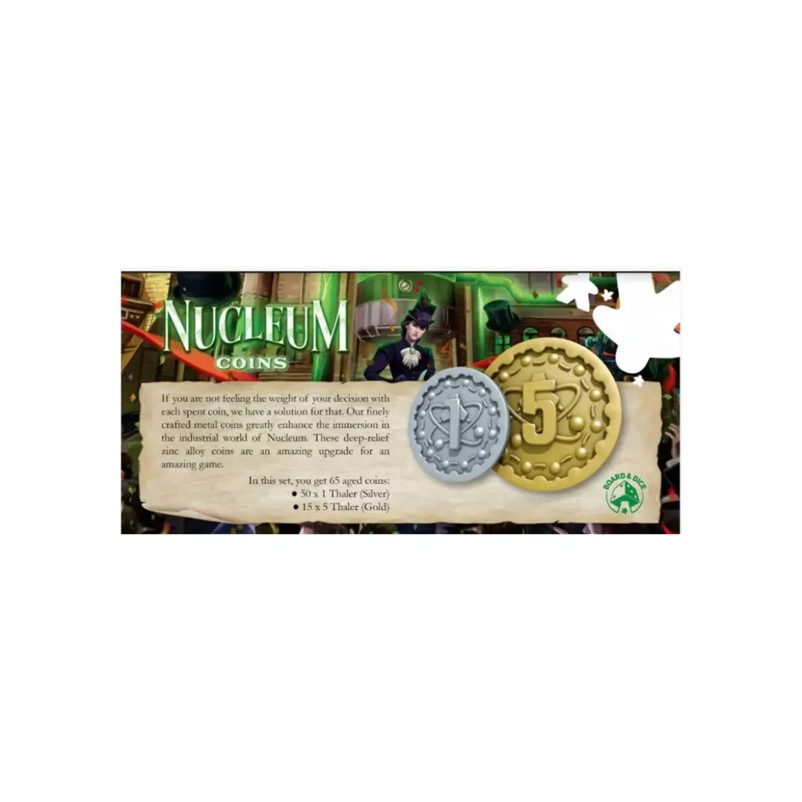 Nucleum : Pièces Métals - Extension