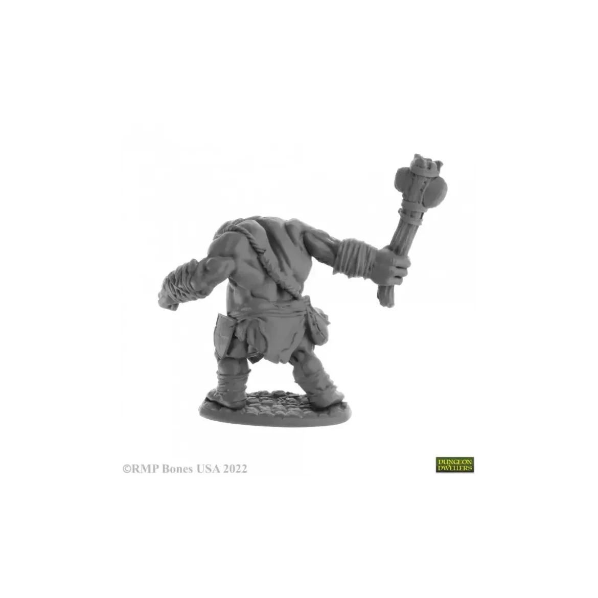 Ogre Clubber, Ogre Fighter - Figurine Créatures Reaper Miniatures