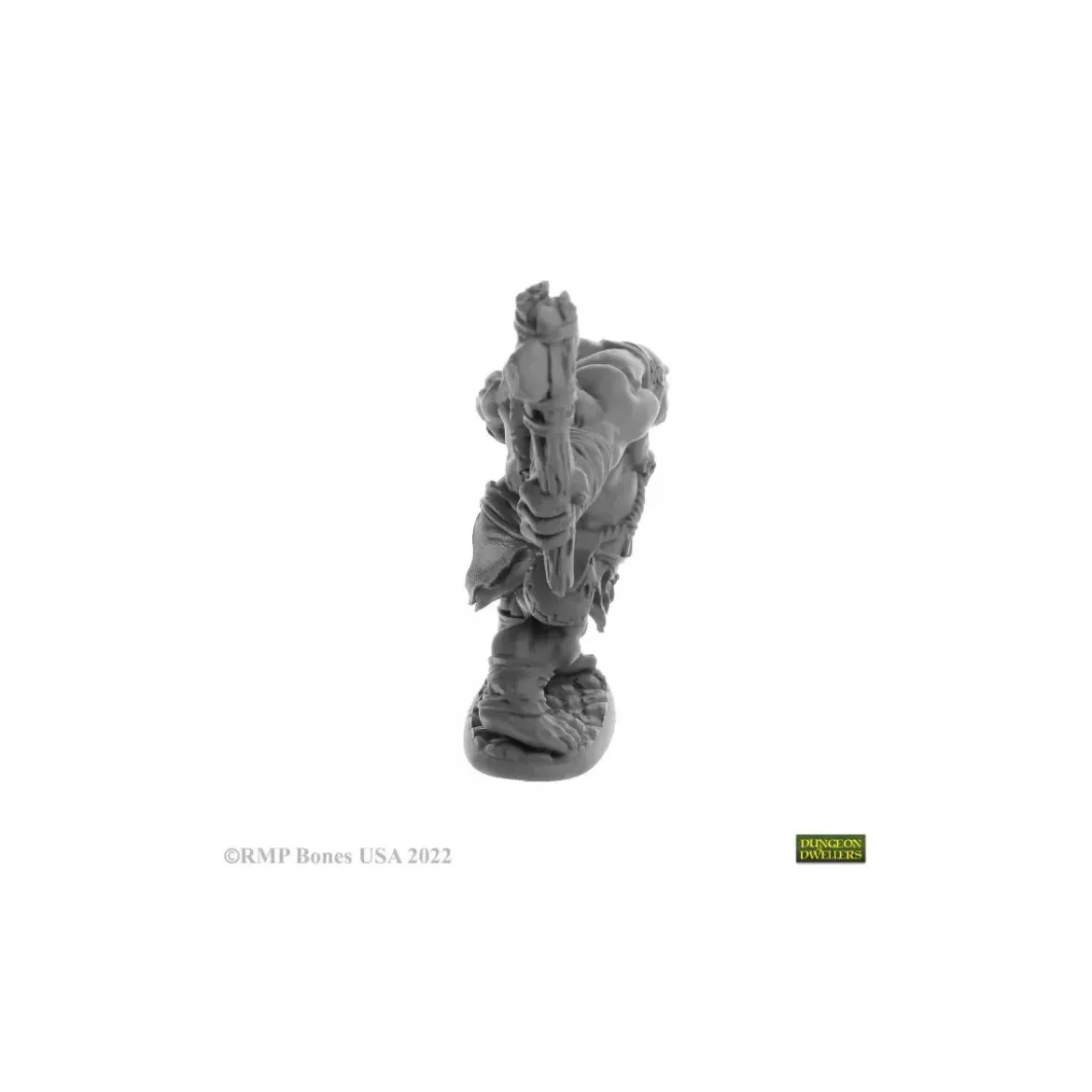Ogre Clubber, Ogre Fighter - Figurine Créatures Reaper Miniatures