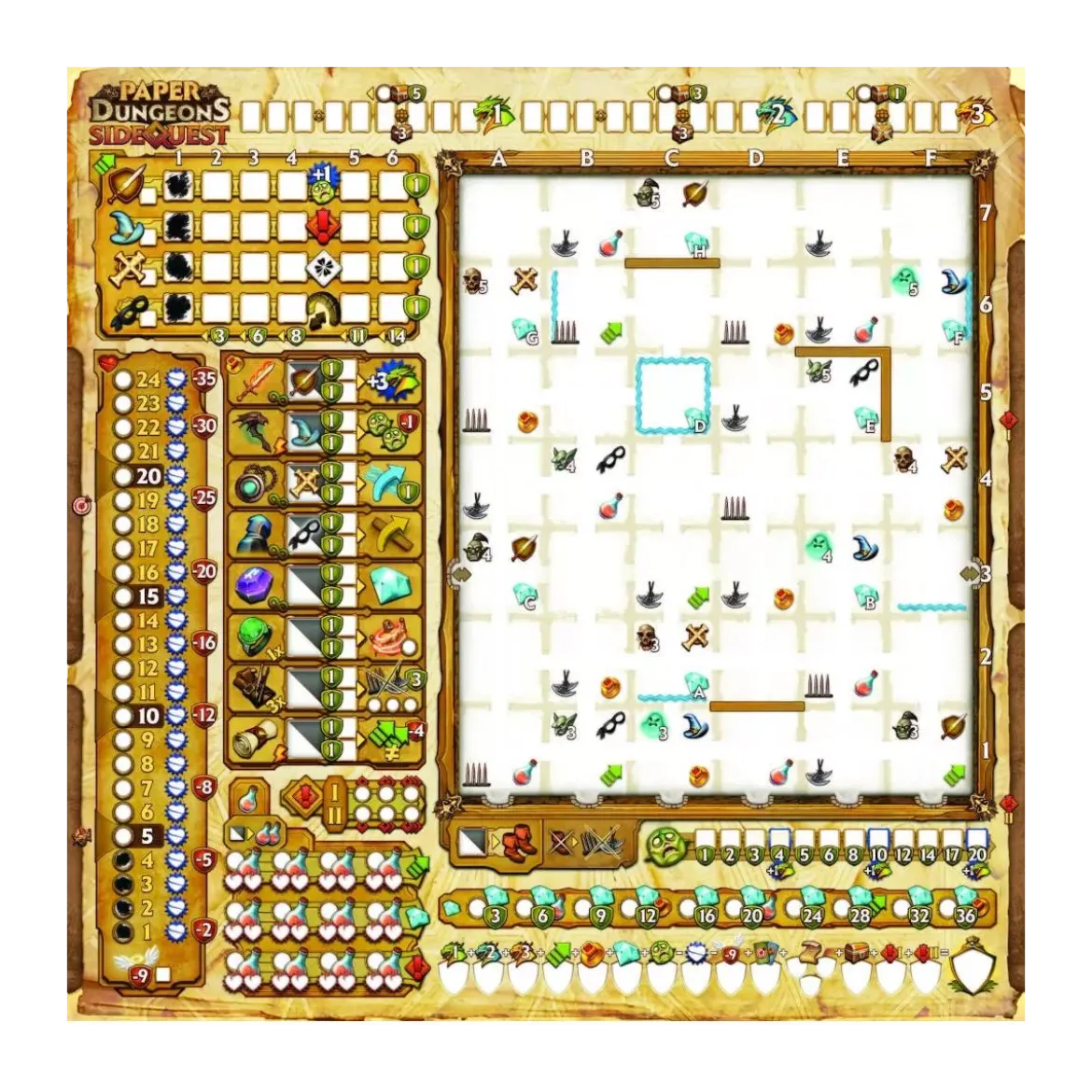 Paper Dungeons : SideQuest - Extension