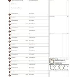 Pathfinder 2 : Fiches de Personnages