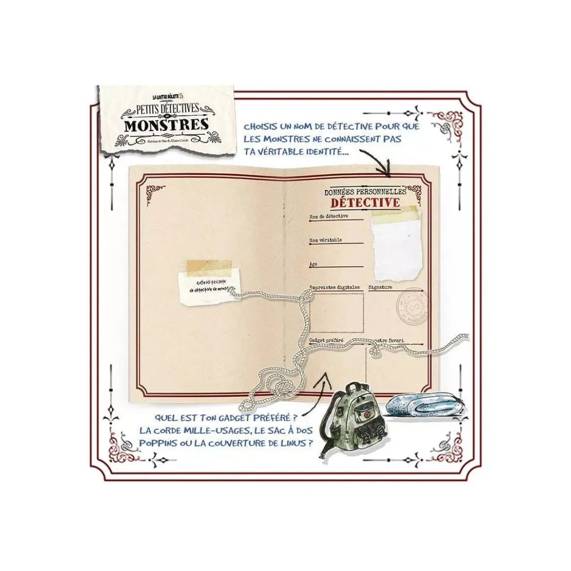 Petits Détectives de Monstres : Carnet de Détective