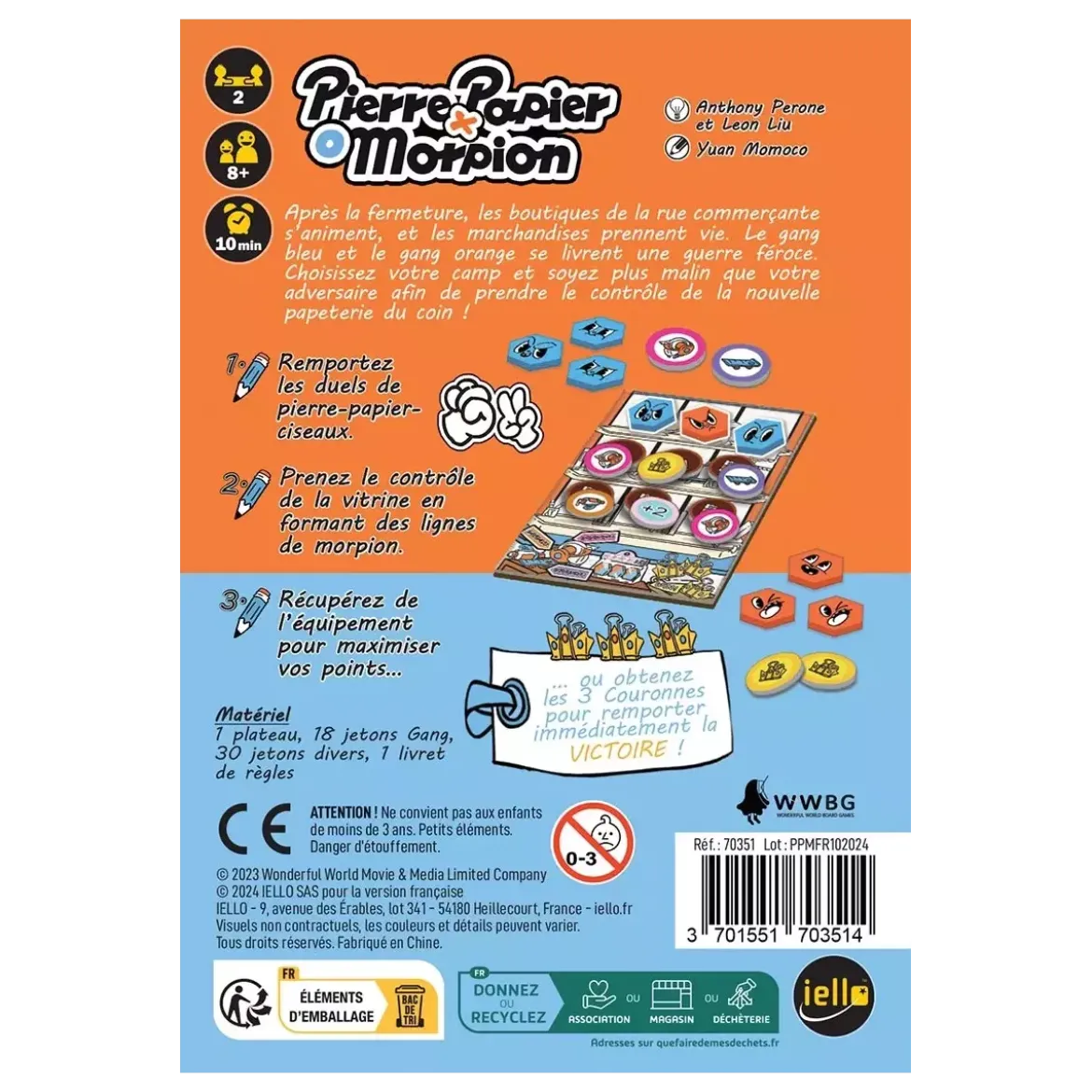 Pierre Papier Morpion