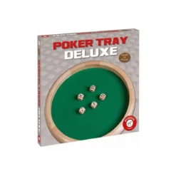 Piste de Dés Ronde 45 cm Luxe avec 5 dés