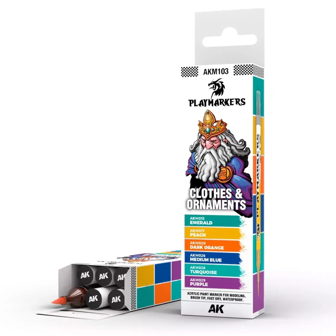 Playmarkers Set : Clothes & Ornaments - AK Interactive