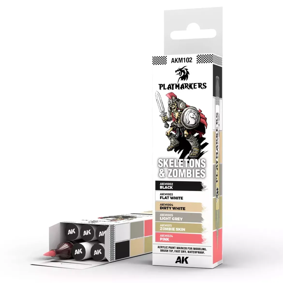 Playmarkers Set : Skeletons & Zombies - AK Interactive