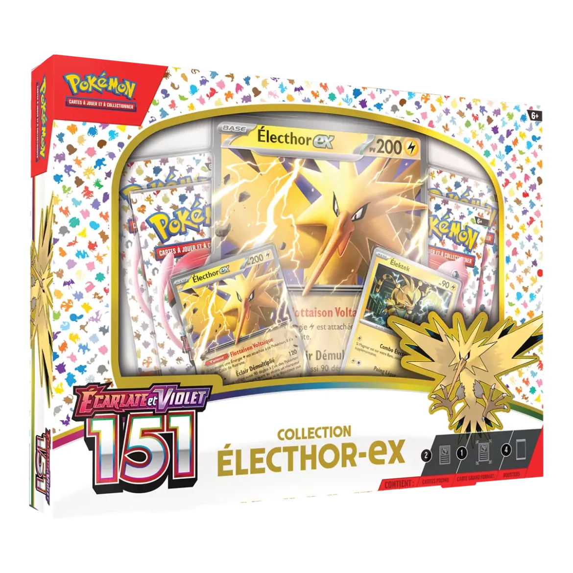 Pokémon : Coffret Électhor-EX : Pokémon 151 - EV3.5 - Reprint