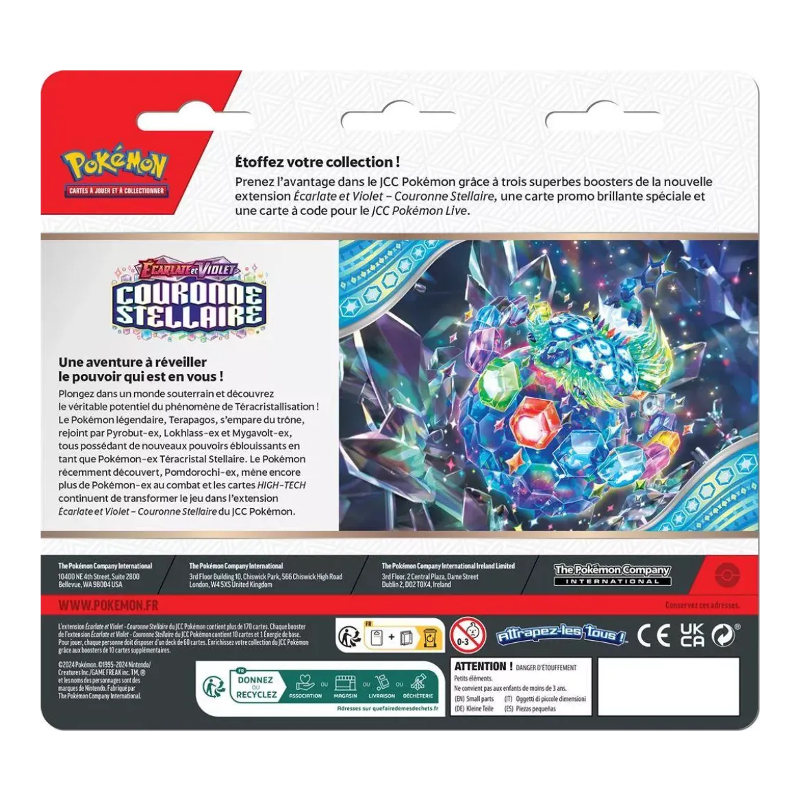 Pokémon : Tripack - Couronne Stellaire - EV07