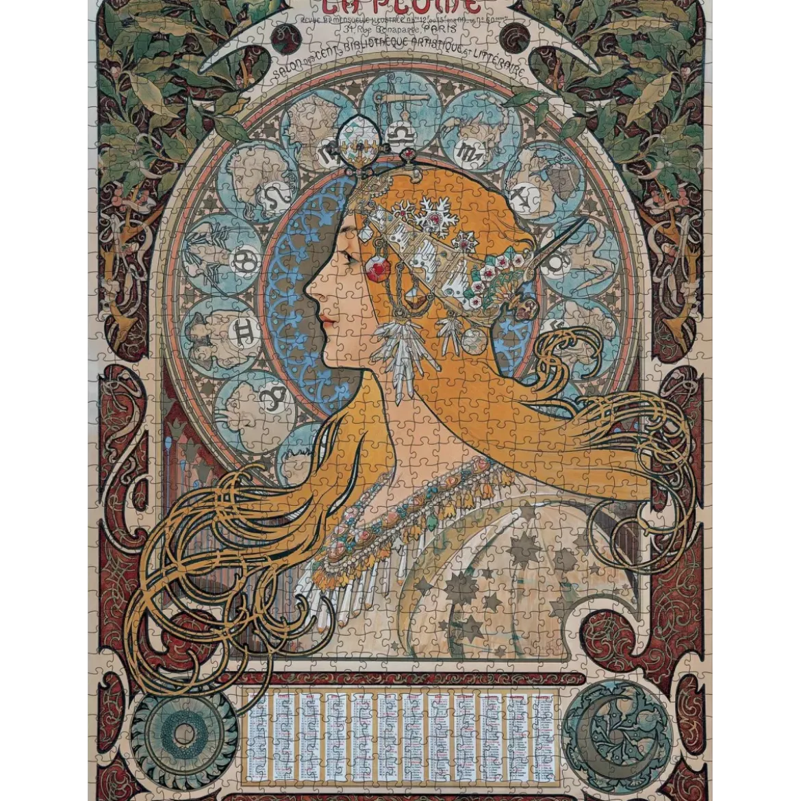 Puzzle Alphonse Mucha : Zodiac - 1000 pièces