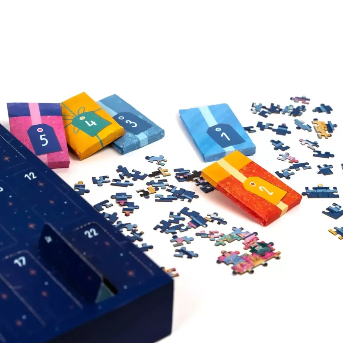 Puzzle Calendrier de l'Avent - Christmas through the Window - 24 x 50 pièces
