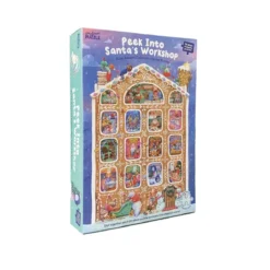 Puzzle Calendrier de l'Avent - Peek Into Santa's Workshop - 24 x 20 pièces