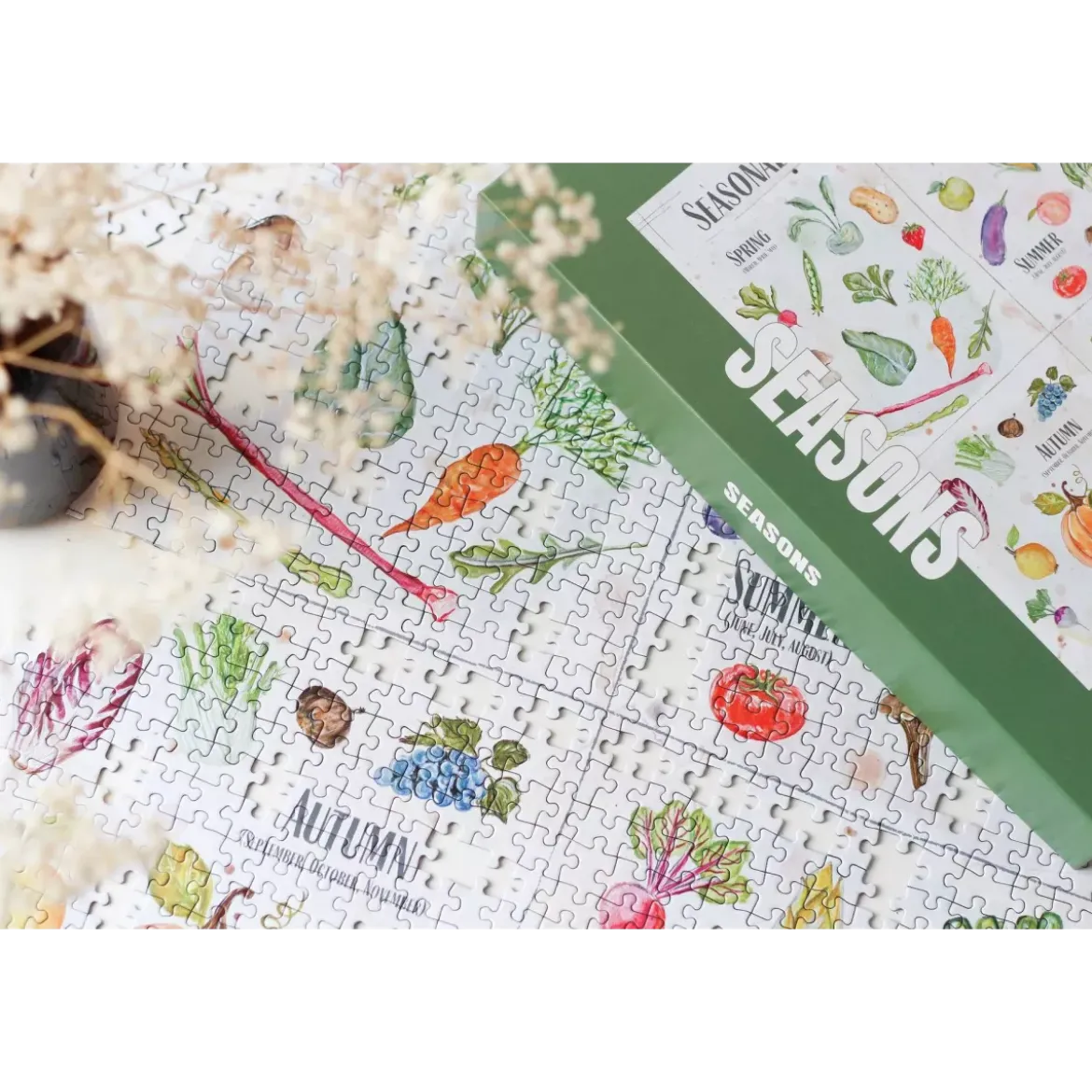 Puzzle Calendrier Saisonnier - 1000 pièces