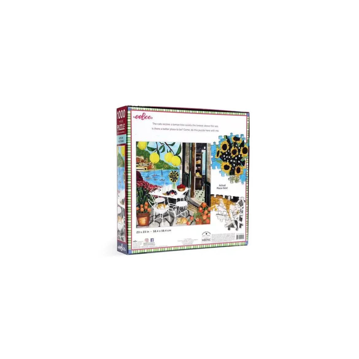 Puzzle Cats in Positano - 1000 pièces