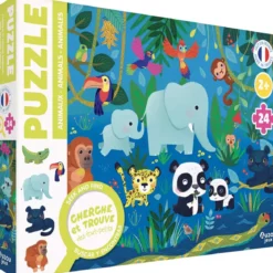 Puzzle Cherche et Trouve des tout-petits : Les Animaux