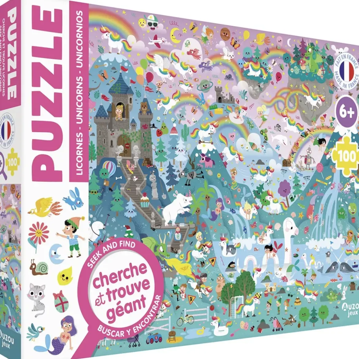 Puzzle Cherche et Trouve : Licornes