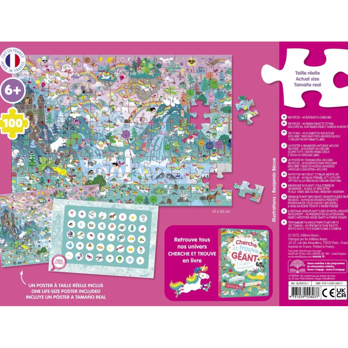 Puzzle Cherche et Trouve : Licornes