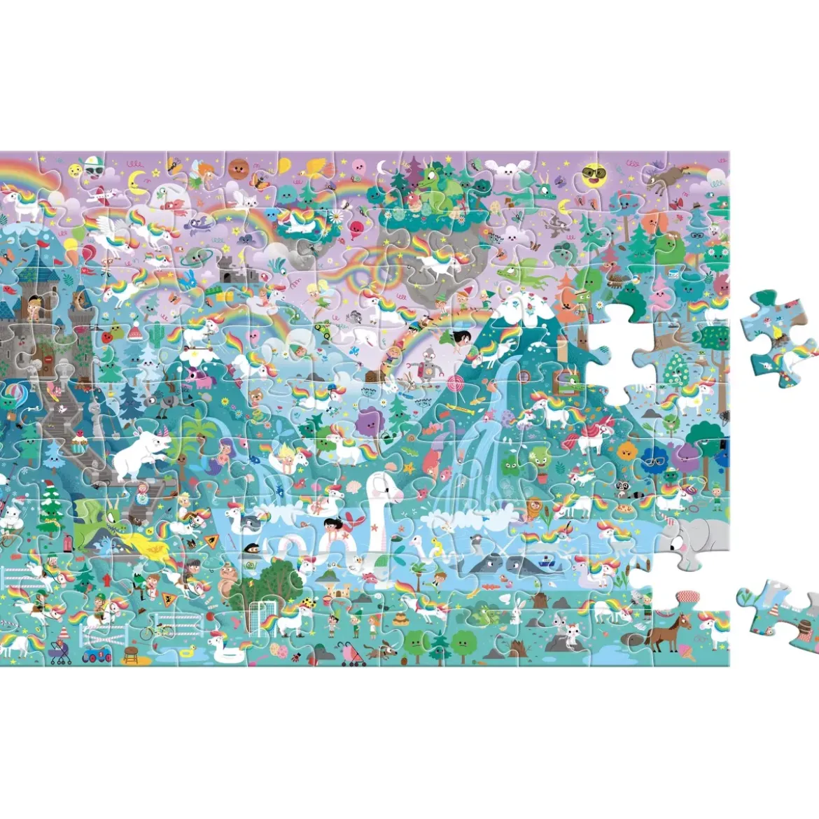 Puzzle Cherche et Trouve : Licornes