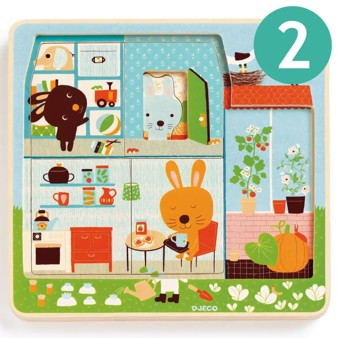 Puzzle Chez-Carrot - 12 pièces