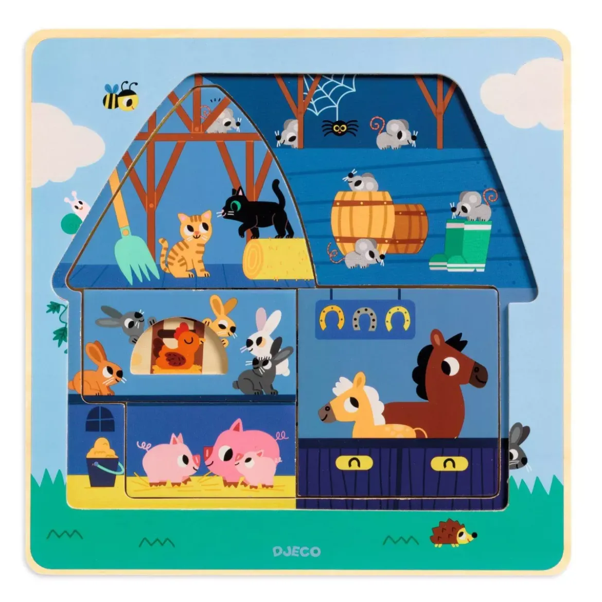 Puzzle Chez Moo - 12 pièces