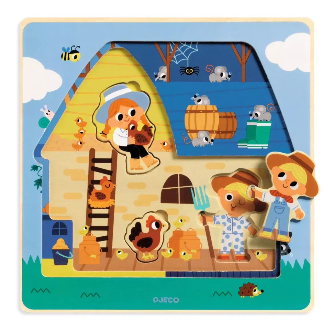 Puzzle Chez Moo - 12 pièces