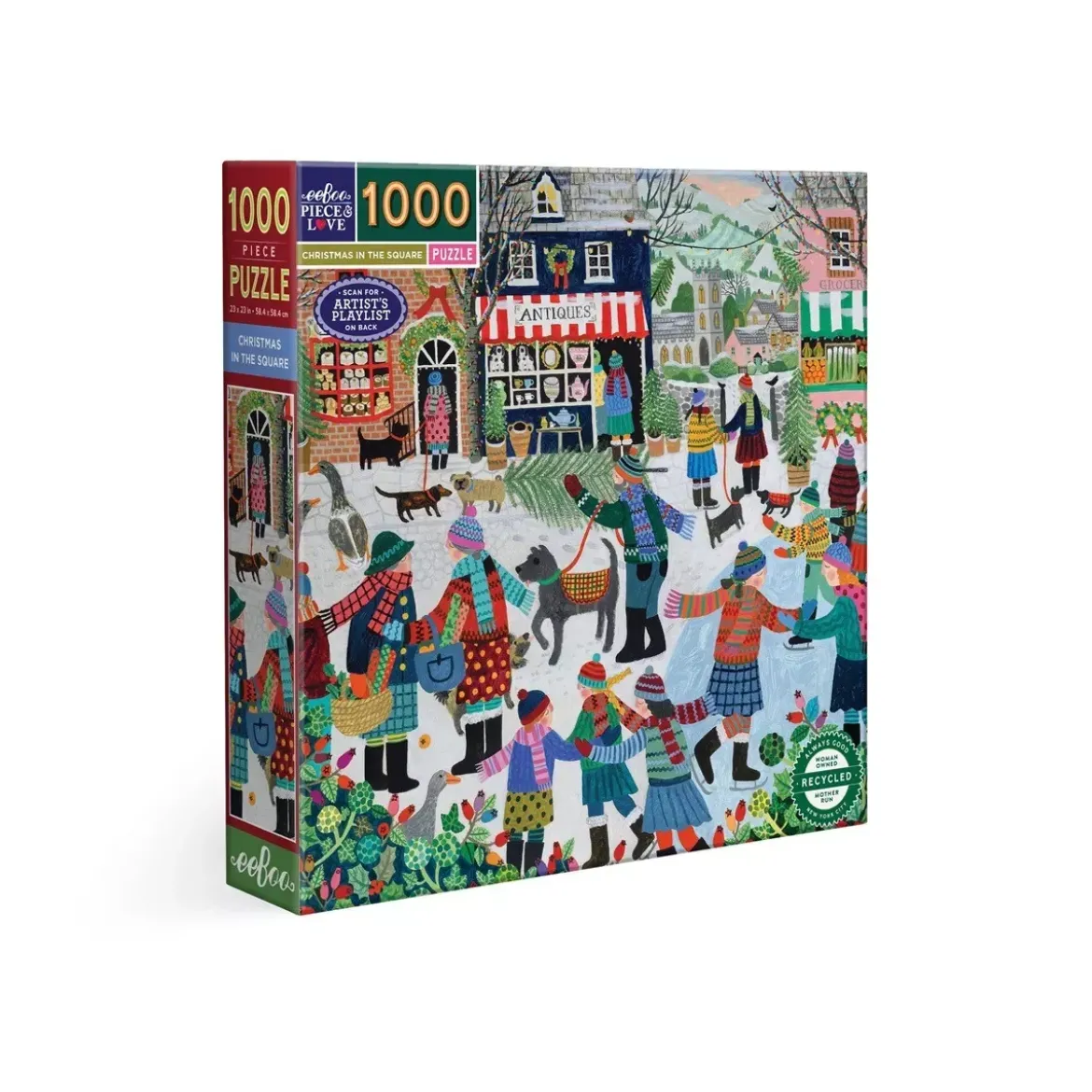Puzzle Christmas in the Square - 1000 pièces