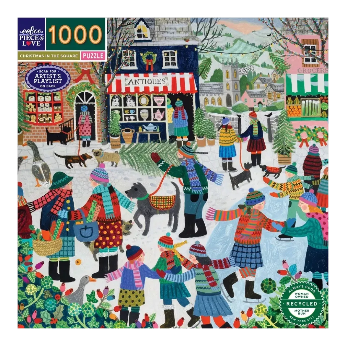 Puzzle Christmas in the Square - 1000 pièces