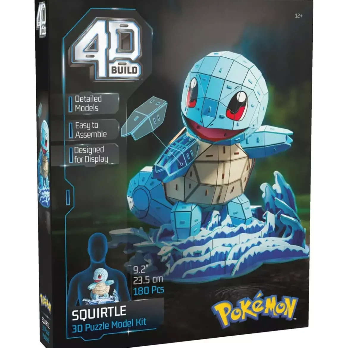 Puzzle 4D Build - Pokémon : Carapuce - 180 pièces