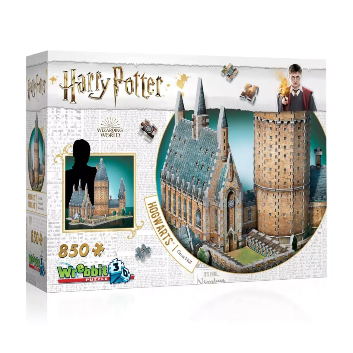 Puzzle 3D Harry Potter Poudlard : La Grande Salle - 850 pièces