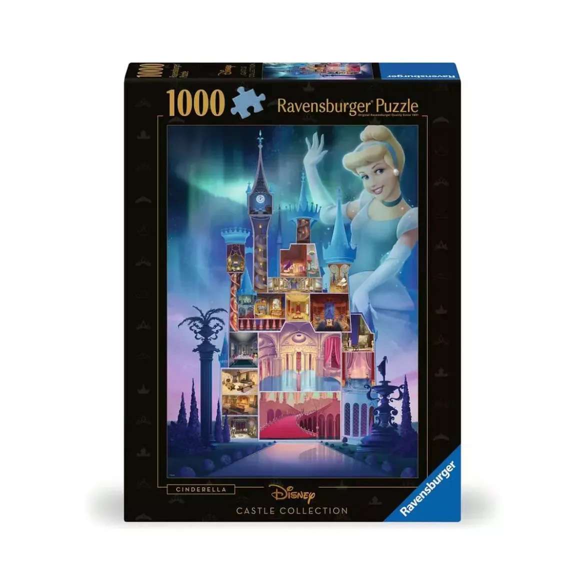 Puzzle Disney : Cendrillon - Collection Château Disney Princesses - 1000 pièces