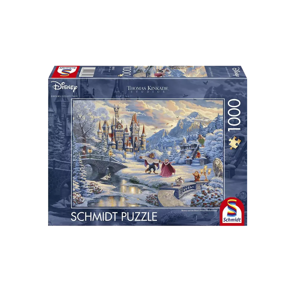 Puzzle Disney La Belle et la Bête Enchantement Hivernal - 1000 pièces