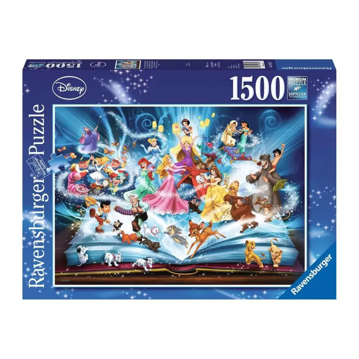 Puzzle Disney : Le livre Magique des Contes Disney - 1500 pièces